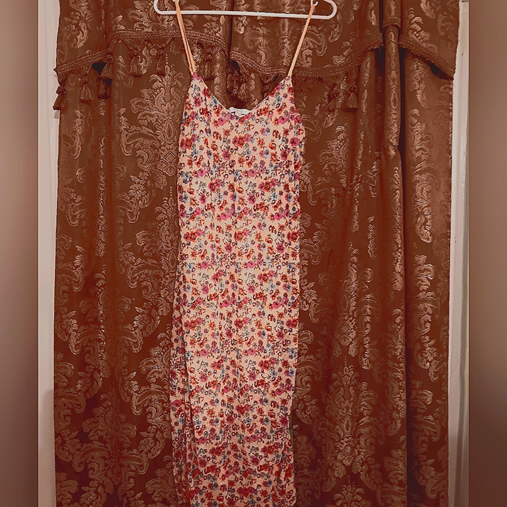 Woman's cute spaghetti strap dress from Nordstrom